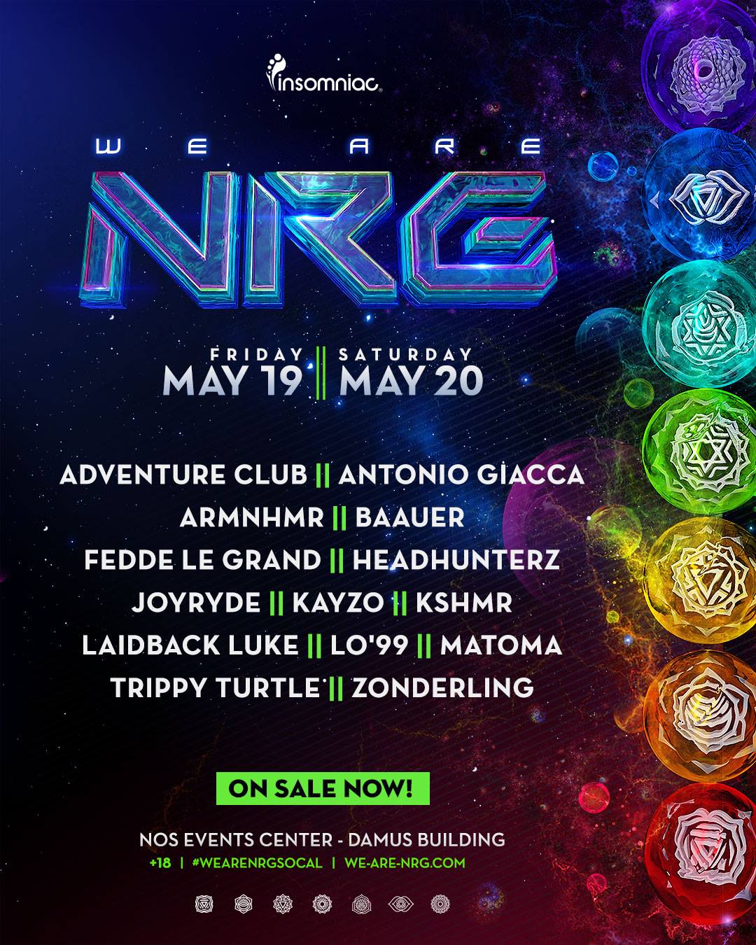 Journey Through Genres at We Are NRG Festival Squad