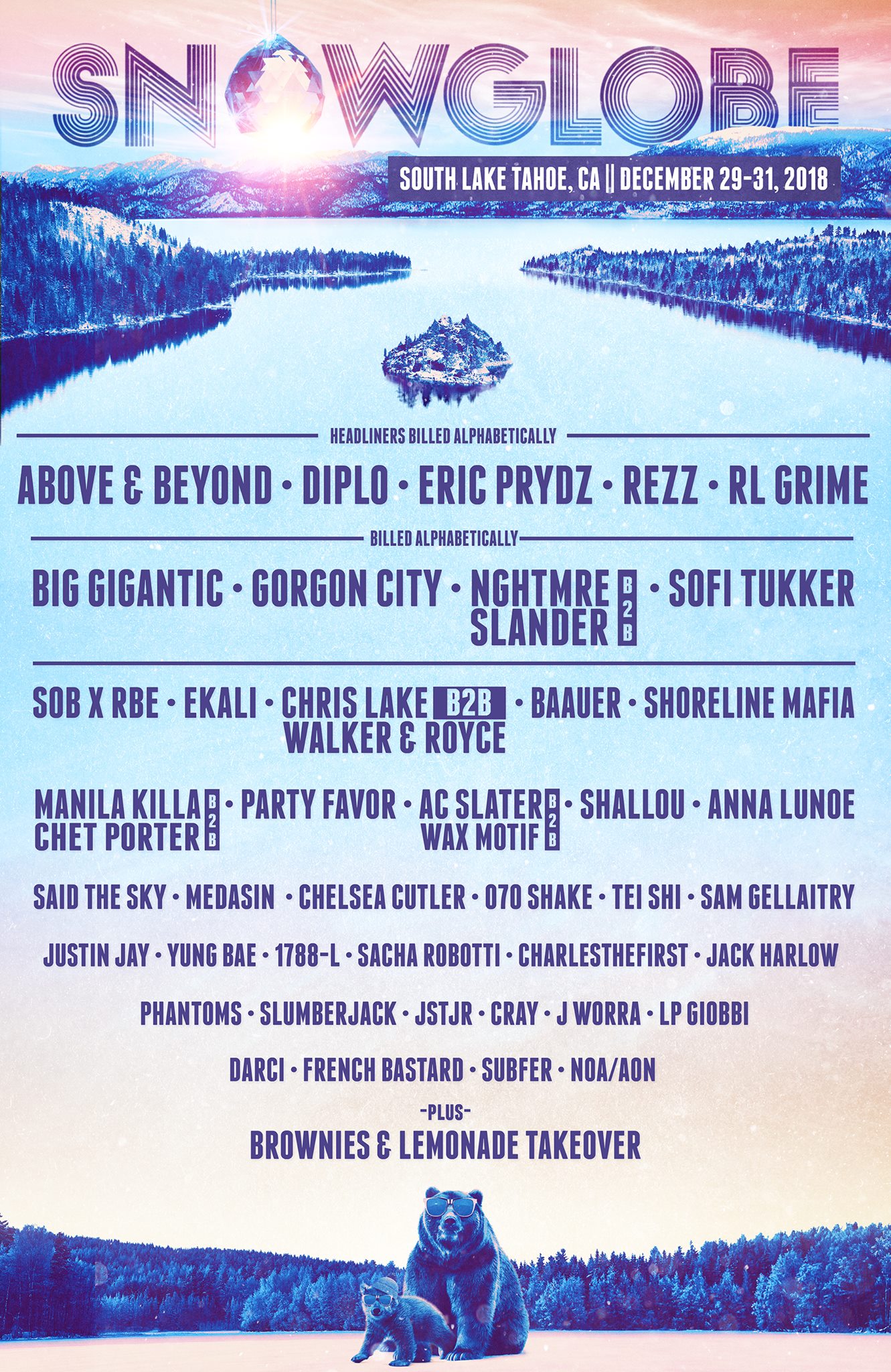 SnowGlobe Drops Epic New Year's Eve Lineup! Festival Squad