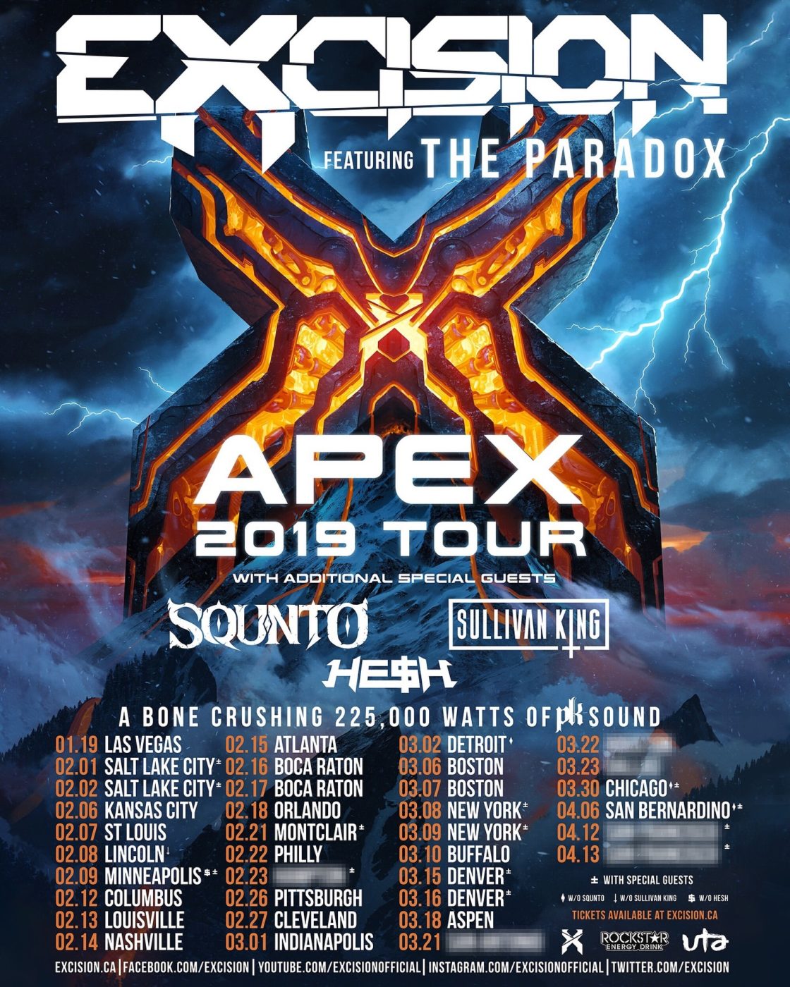 Excision The Apex Tour to hit House of Blues Orlando Festival Squad