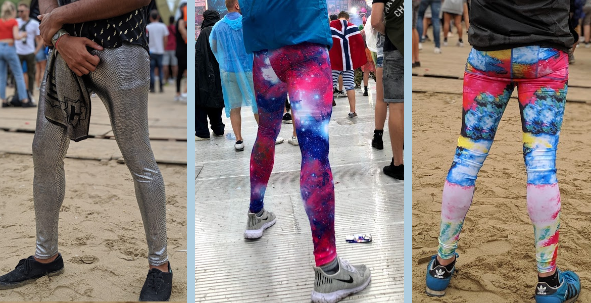 Men's Festival Fashion is on the Rise With Kapow Meggings