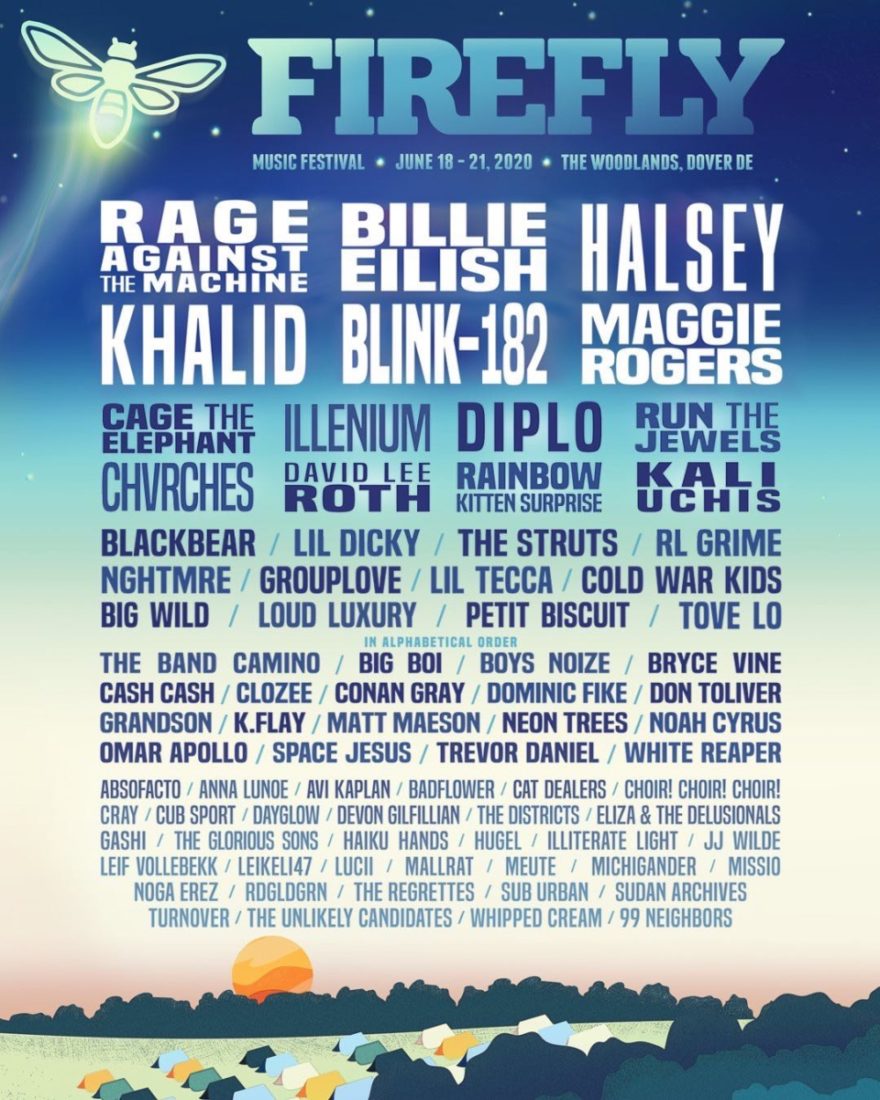 Alas... The Long Awaited Firefly Lineup Festival Squad